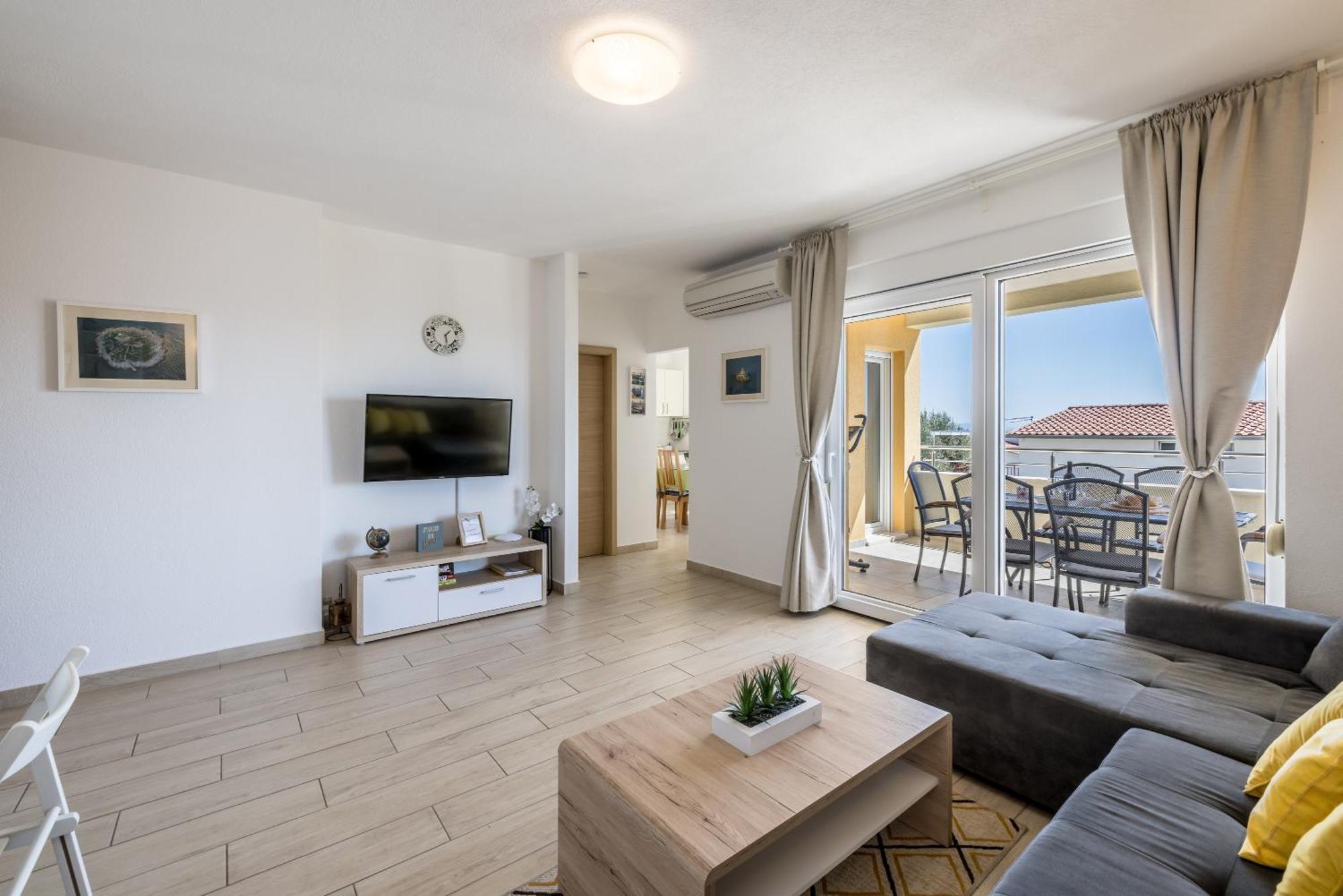 Apart Sa Terasom 250M Od Plaze,Parking,Wi Fi,Rostilj 特罗吉尔 外观 照片